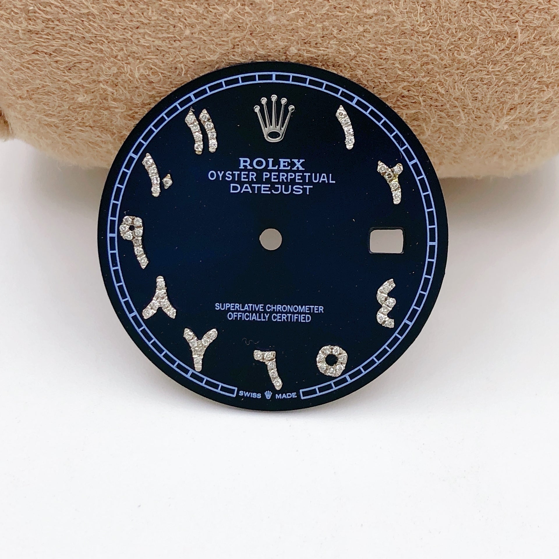 Rolex Date-Just 41 Custom Diamond Arabic Numeral Dials – diamondvault