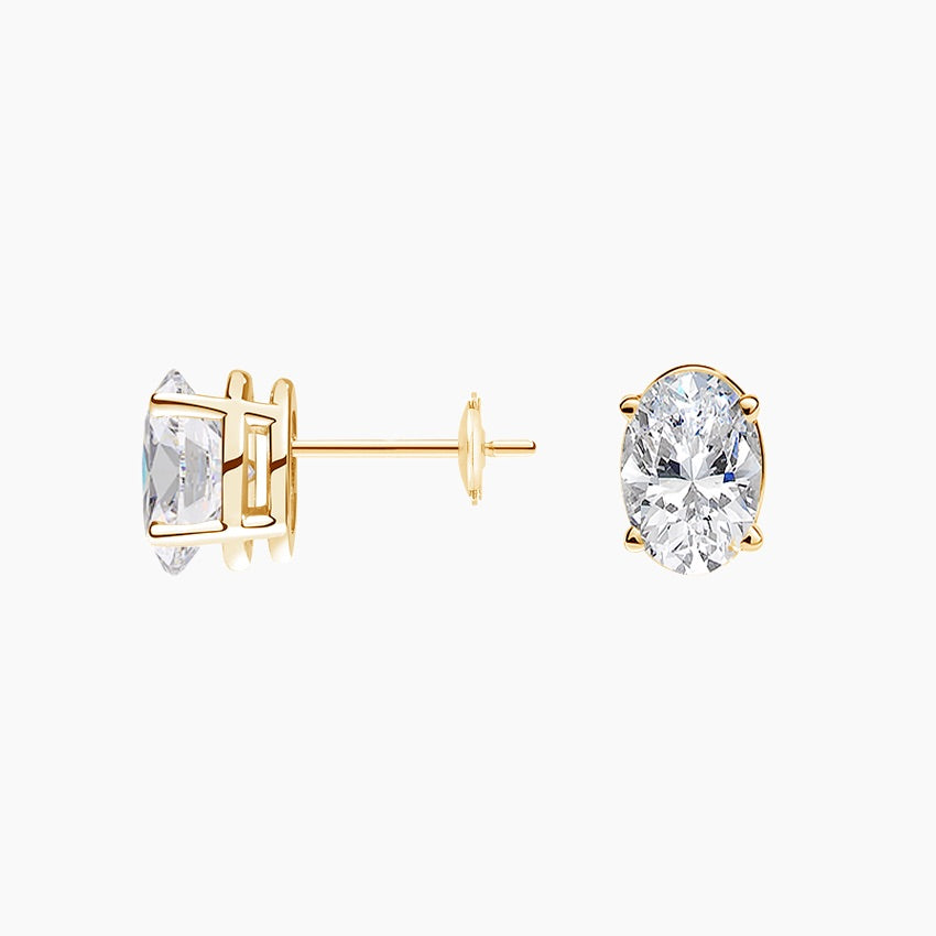 Oval Diamond Stud Earrings (3 ct. tw.)