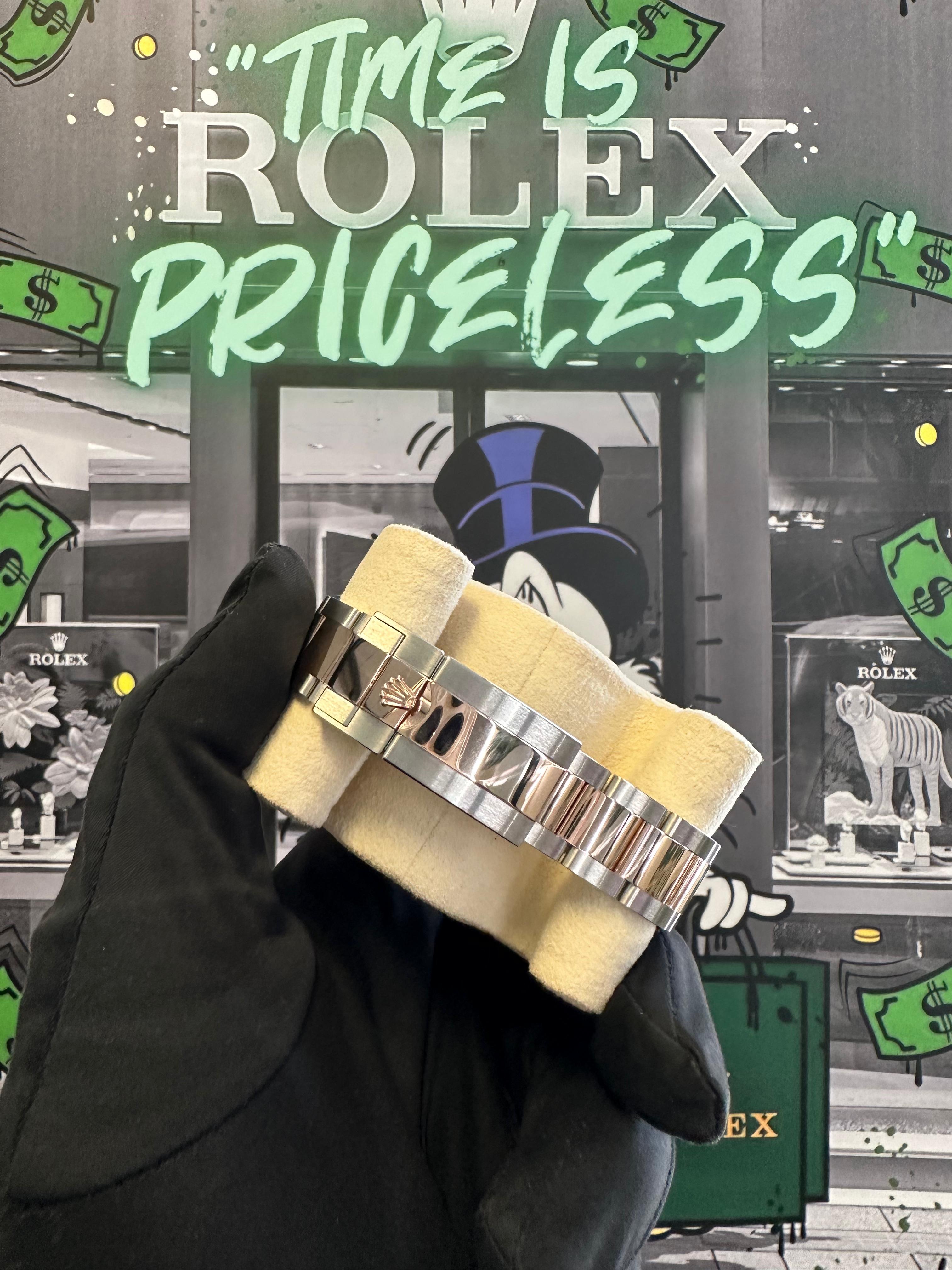 2023 Rolex Ever-Rose Gold Yatch Master 40 Intense Black Dial