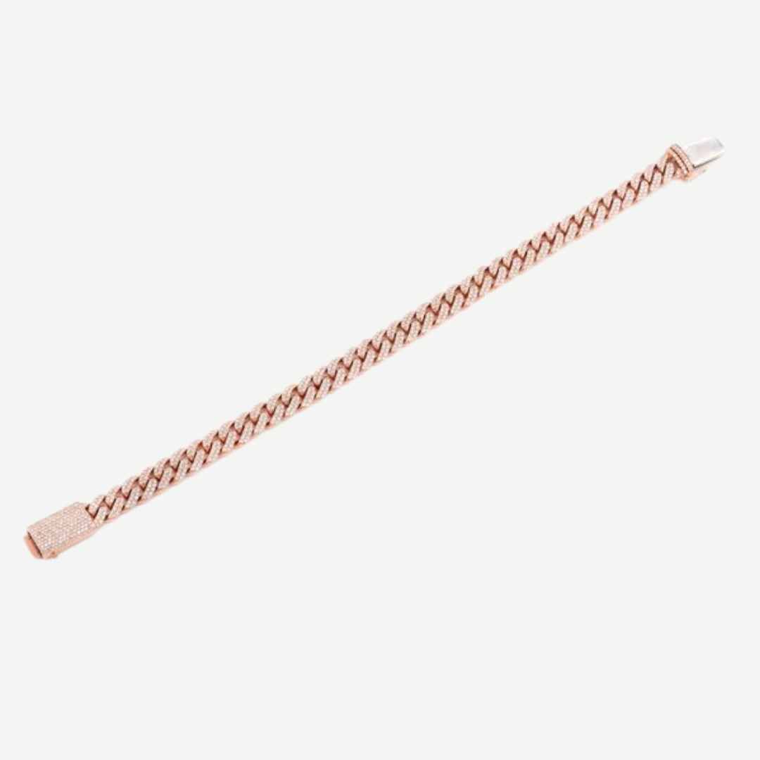 10mm Miami Cuban Link Diamond Bracelet
