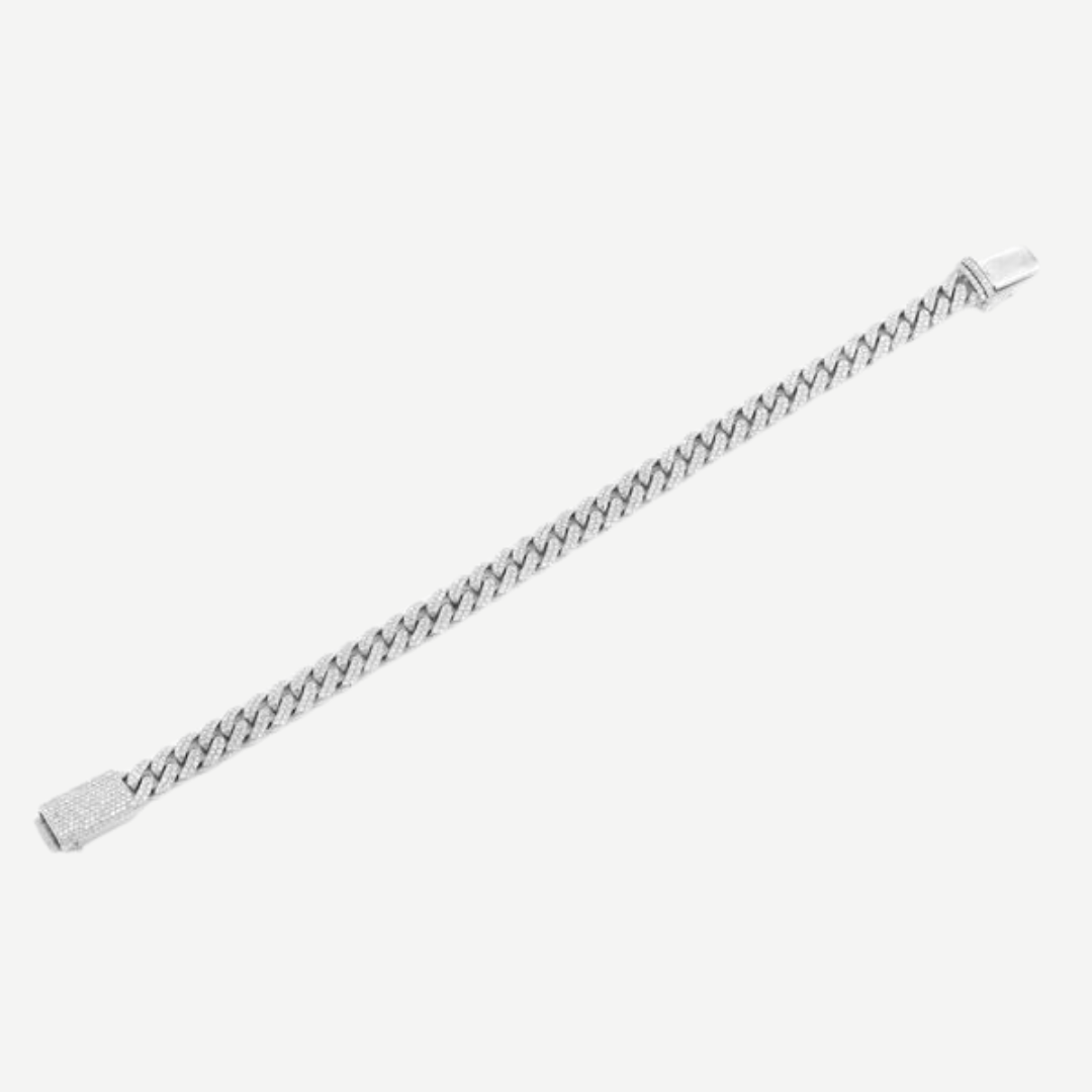 10mm Miami Cuban Link Diamond Bracelet