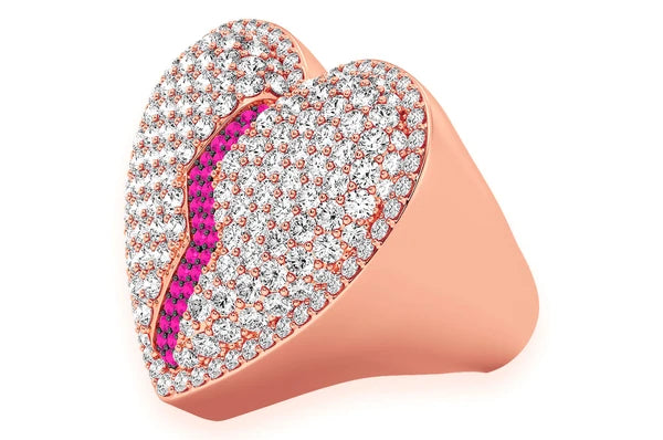 TDV Diamond Heart Ring