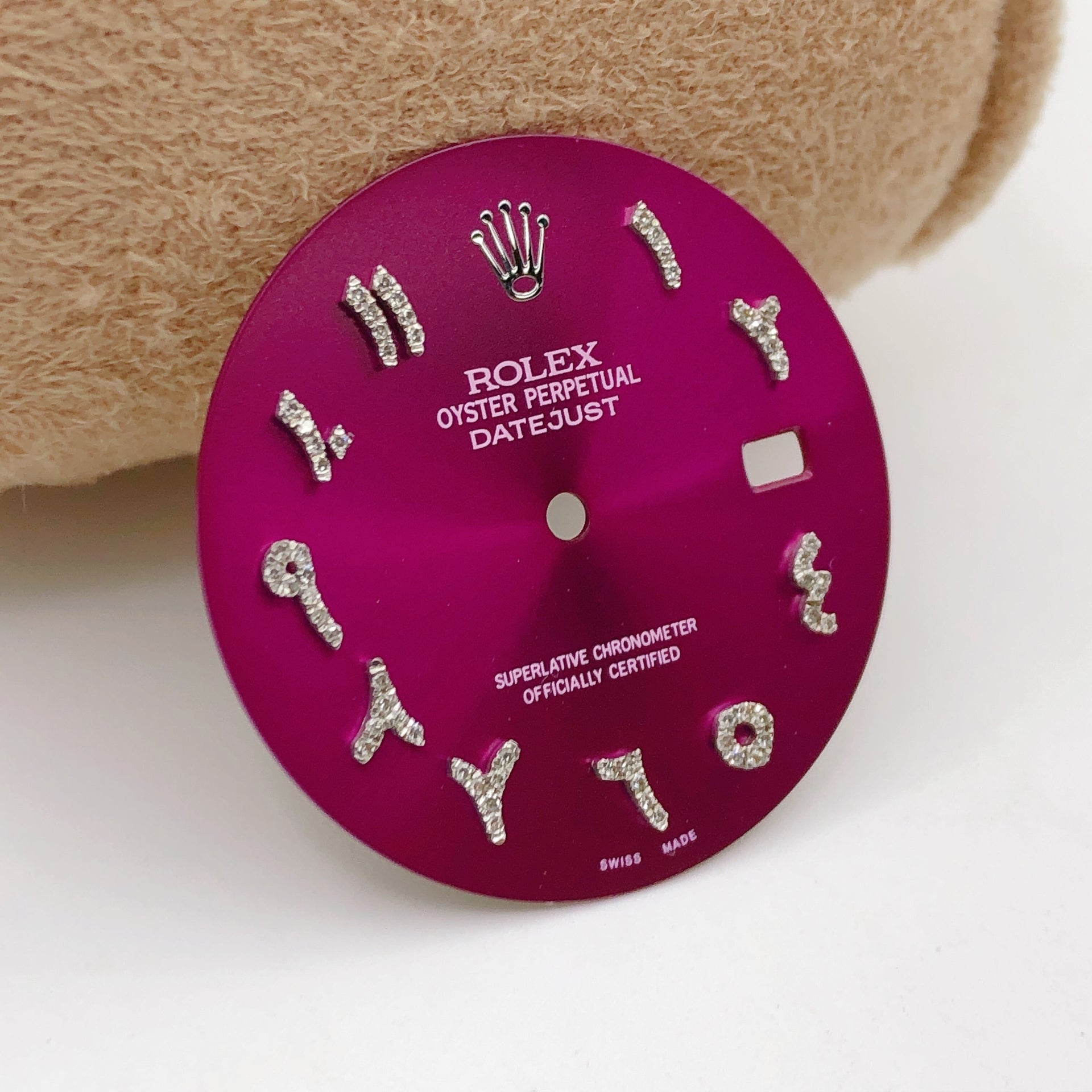 Rolex Date-Just 41 Custom Diamond Arabic Numeral Dials