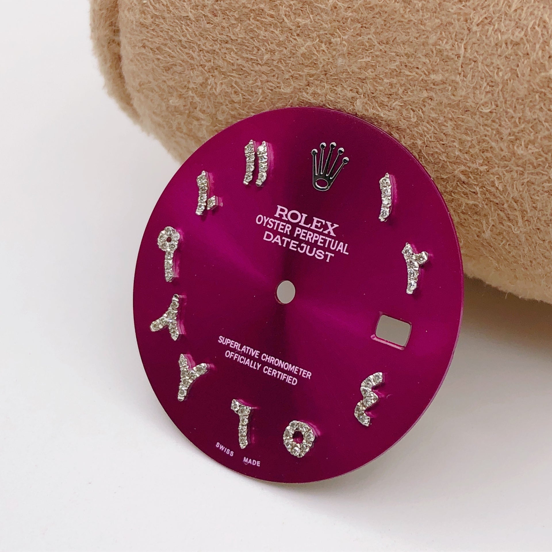 Rolex Date-Just 41 Custom Diamond Arabic Numeral Dials