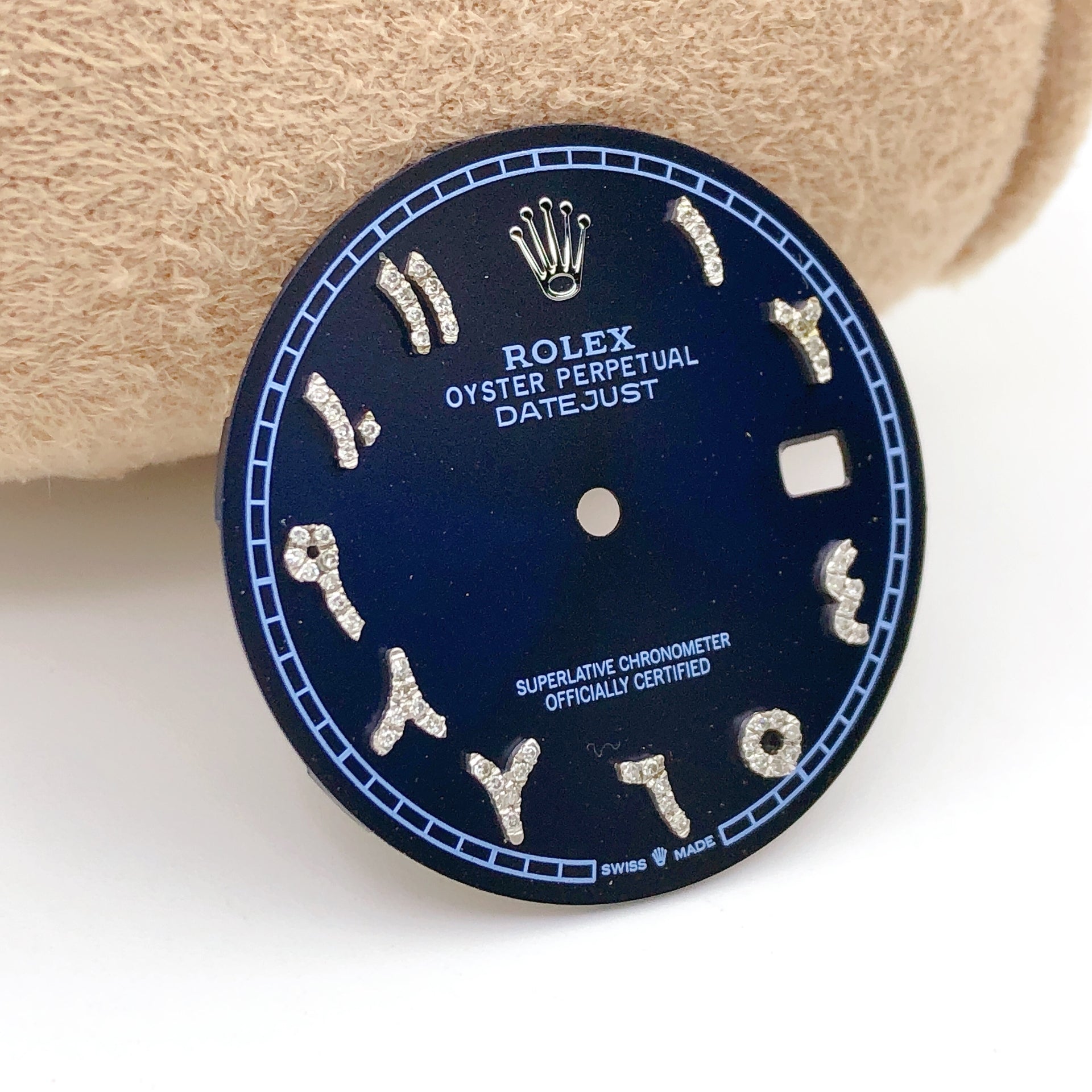 Rolex Date-Just 41 Custom Diamond Arabic Numeral Dials