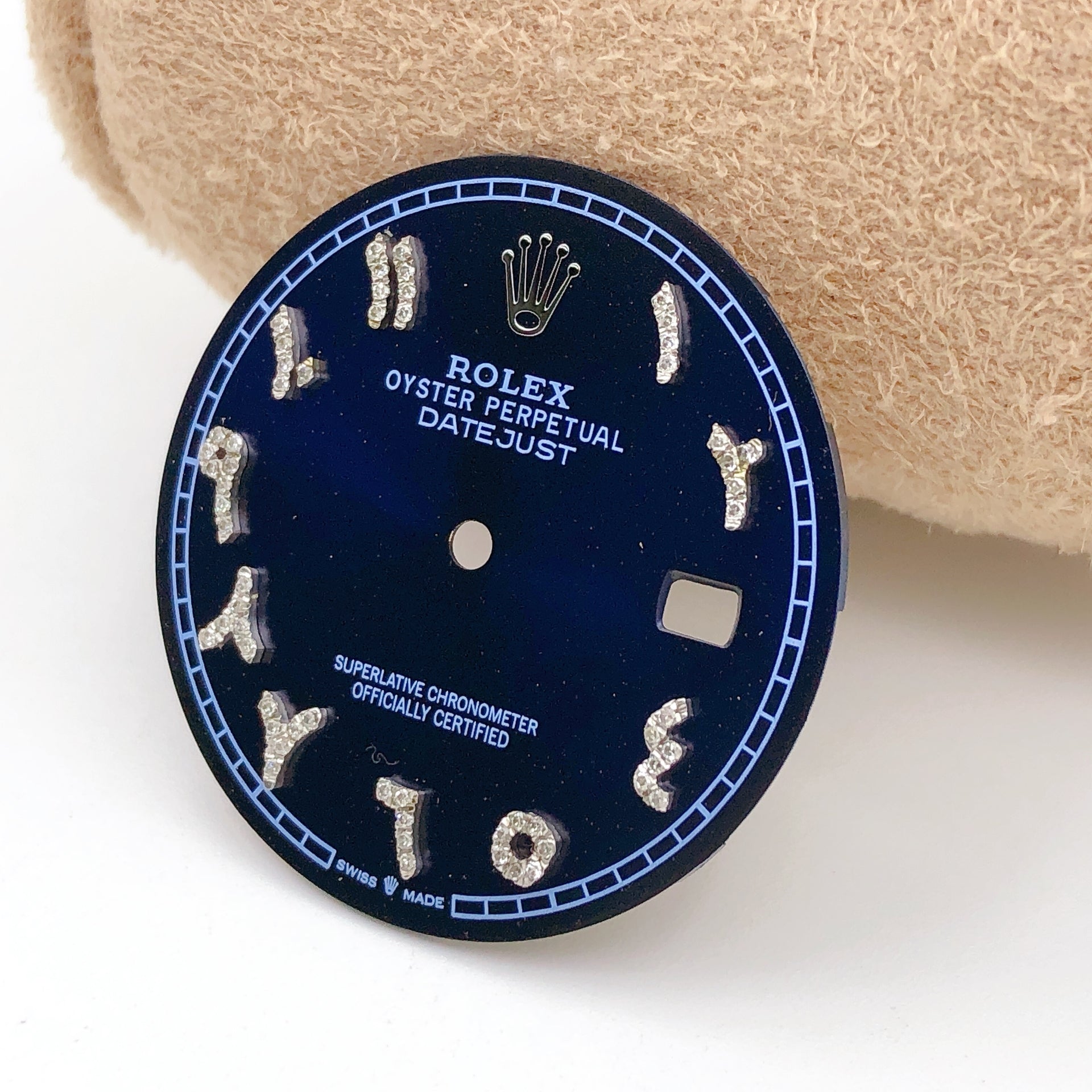 Rolex Date-Just 41 Custom Diamond Arabic Numeral Dials