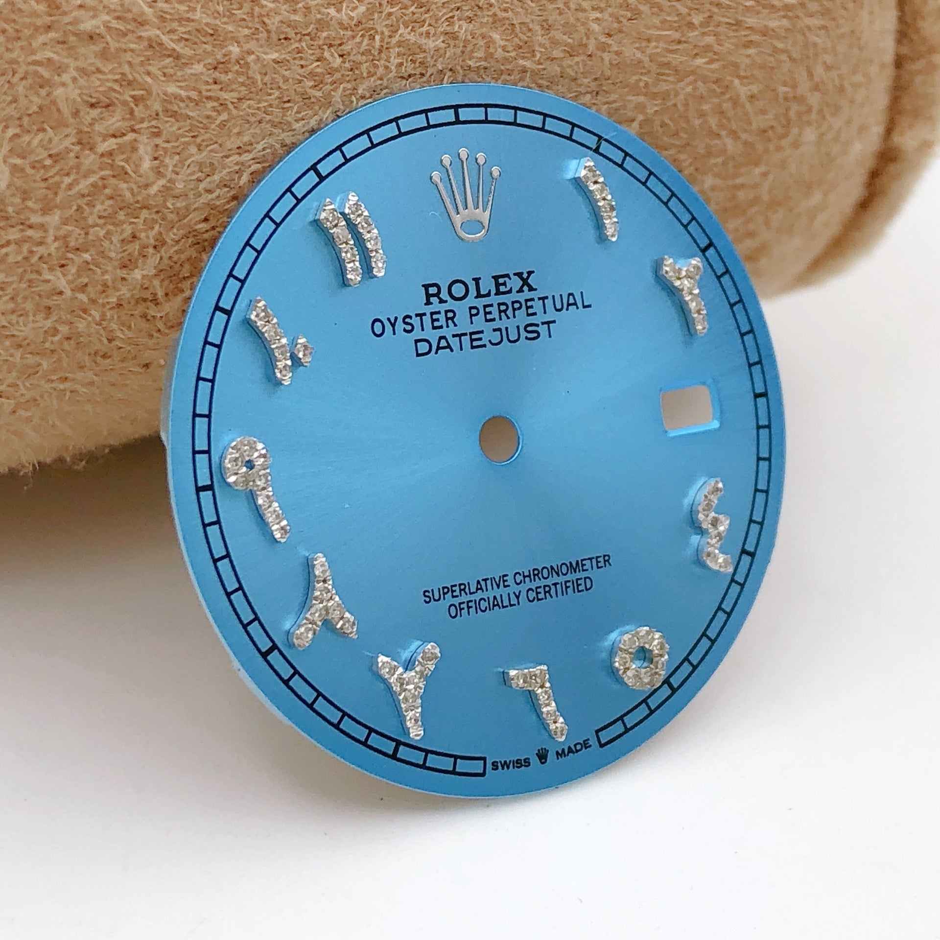 Rolex Date-Just 41 Custom Diamond Arabic Numeral Dials