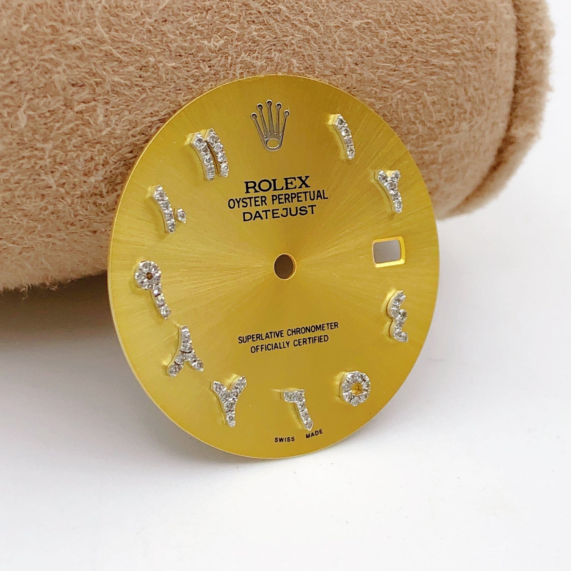 Rolex Date-Just 41 Custom Diamond Arabic Numeral Dials