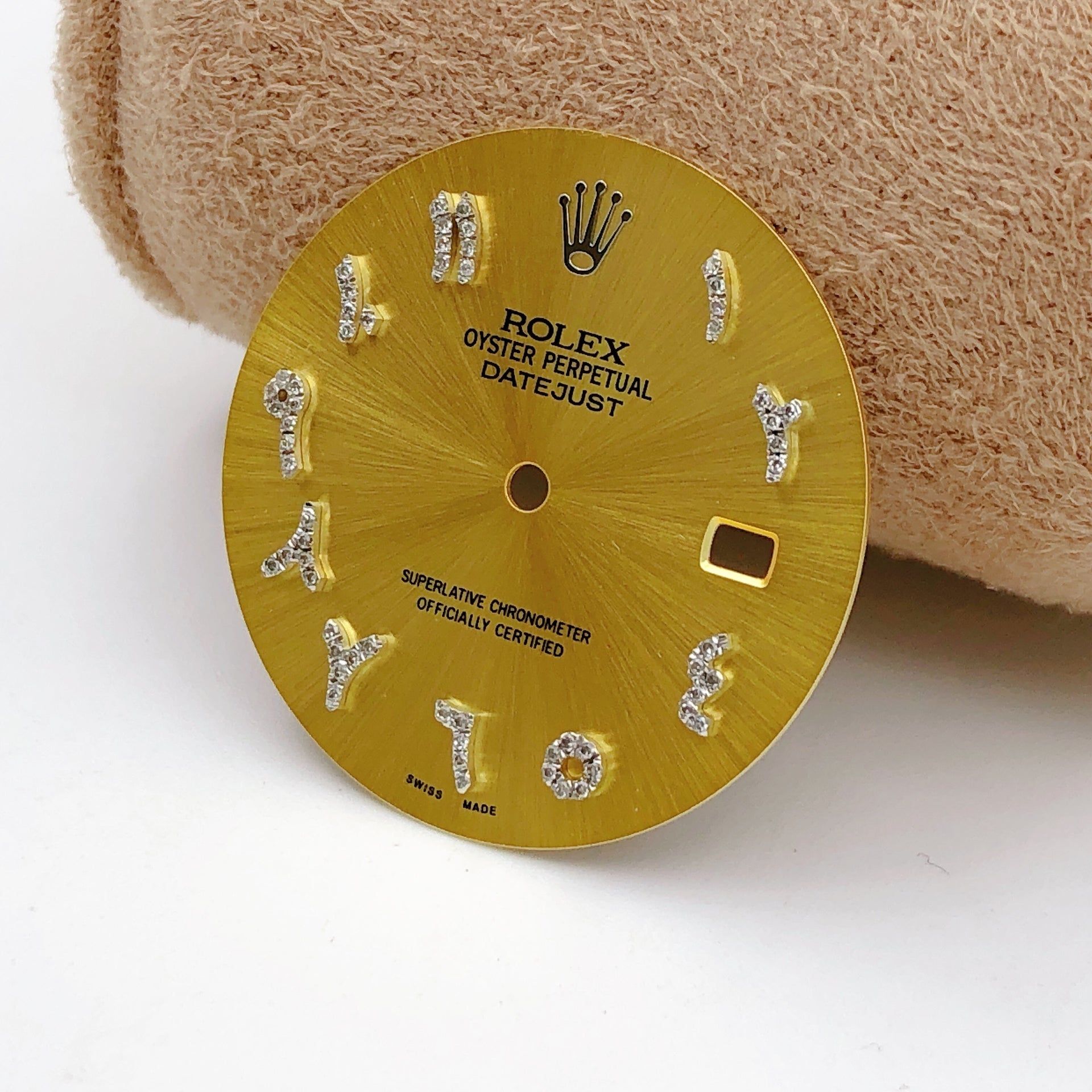 Rolex Date-Just 41 Custom Diamond Arabic Numeral Dials