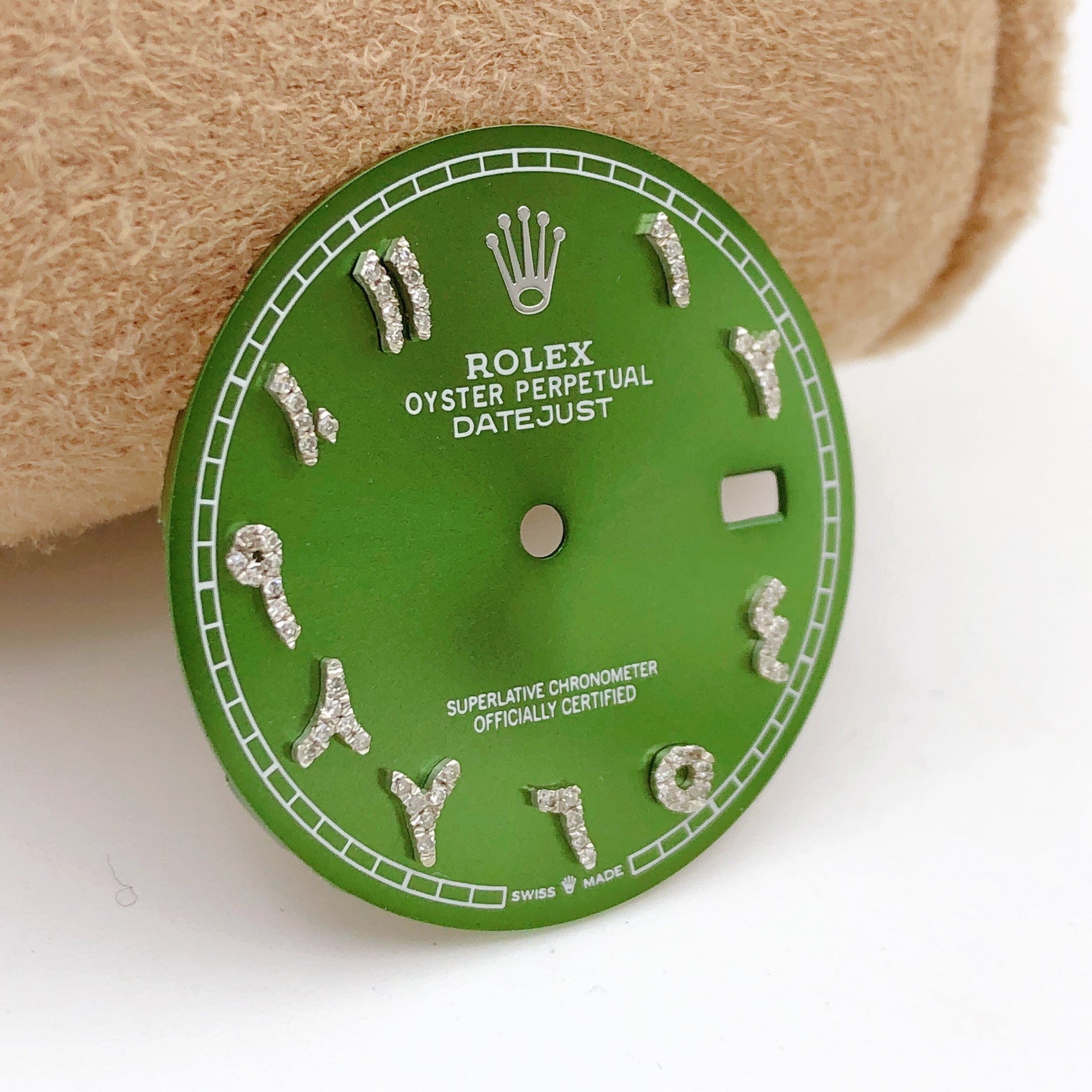 Rolex Date-Just 41 Custom Diamond Arabic Numeral Dials