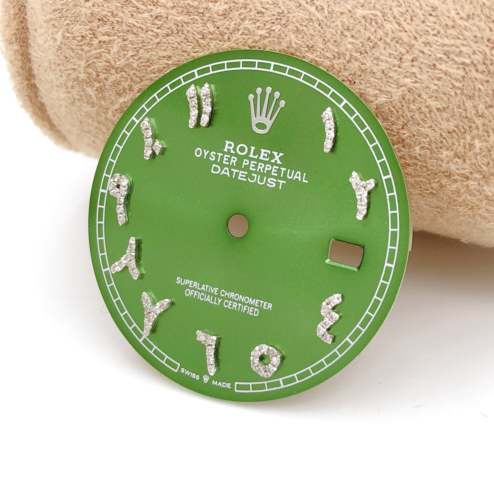 Rolex Date-Just 41 Custom Diamond Arabic Numeral Dials