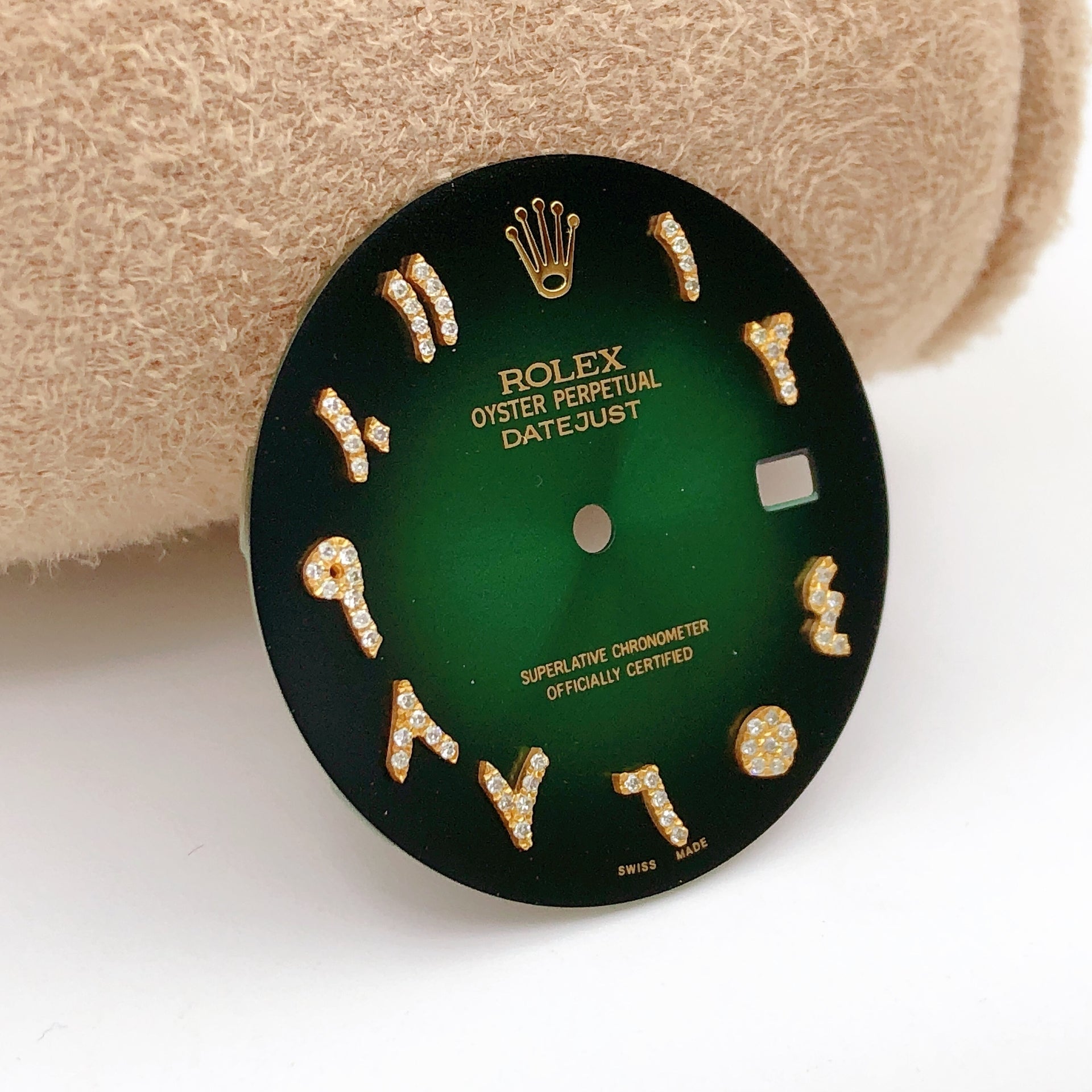 Rolex Date-Just 41 Custom Diamond Arabic Numeral Dials