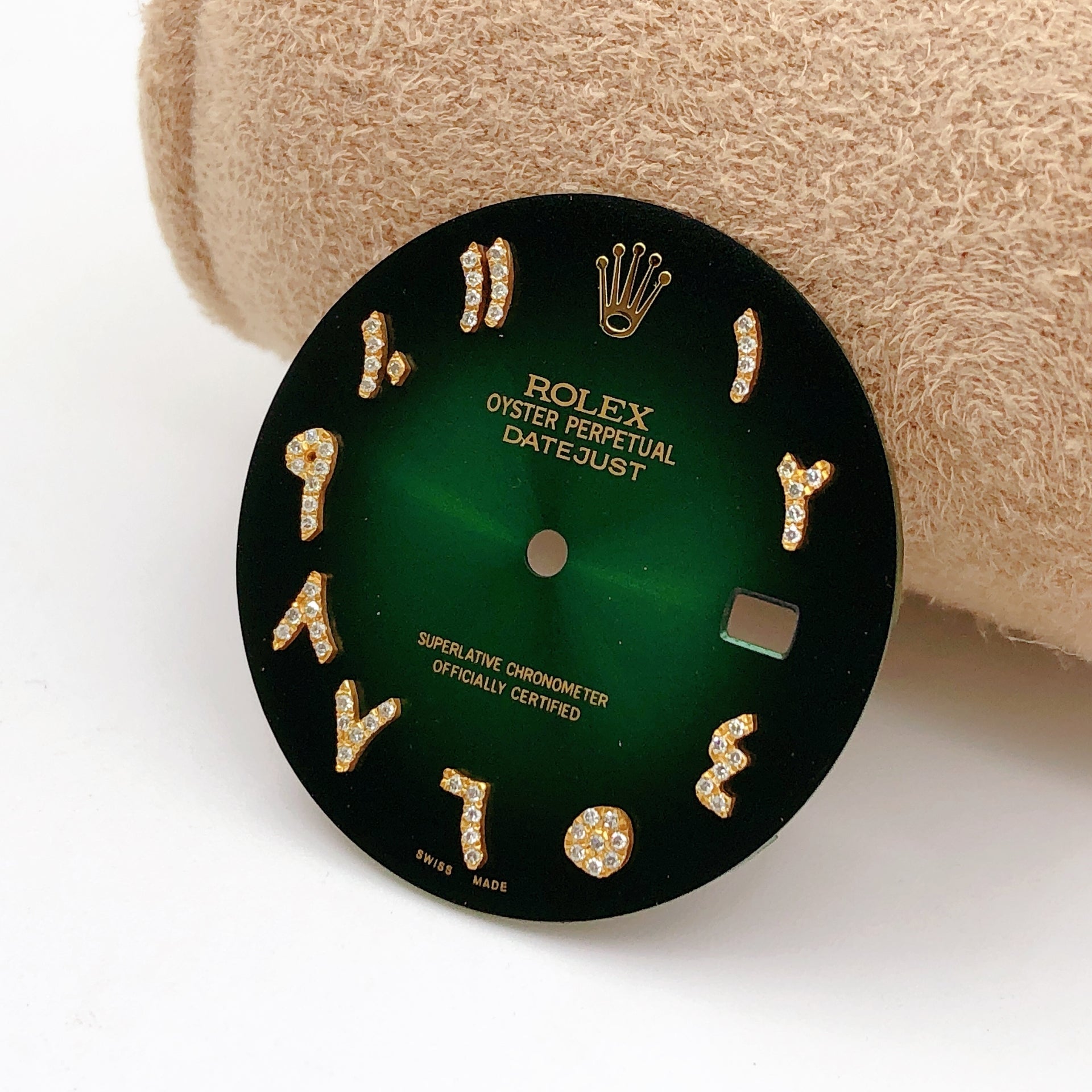 Rolex Date-Just 41 Custom Diamond Arabic Numeral Dials