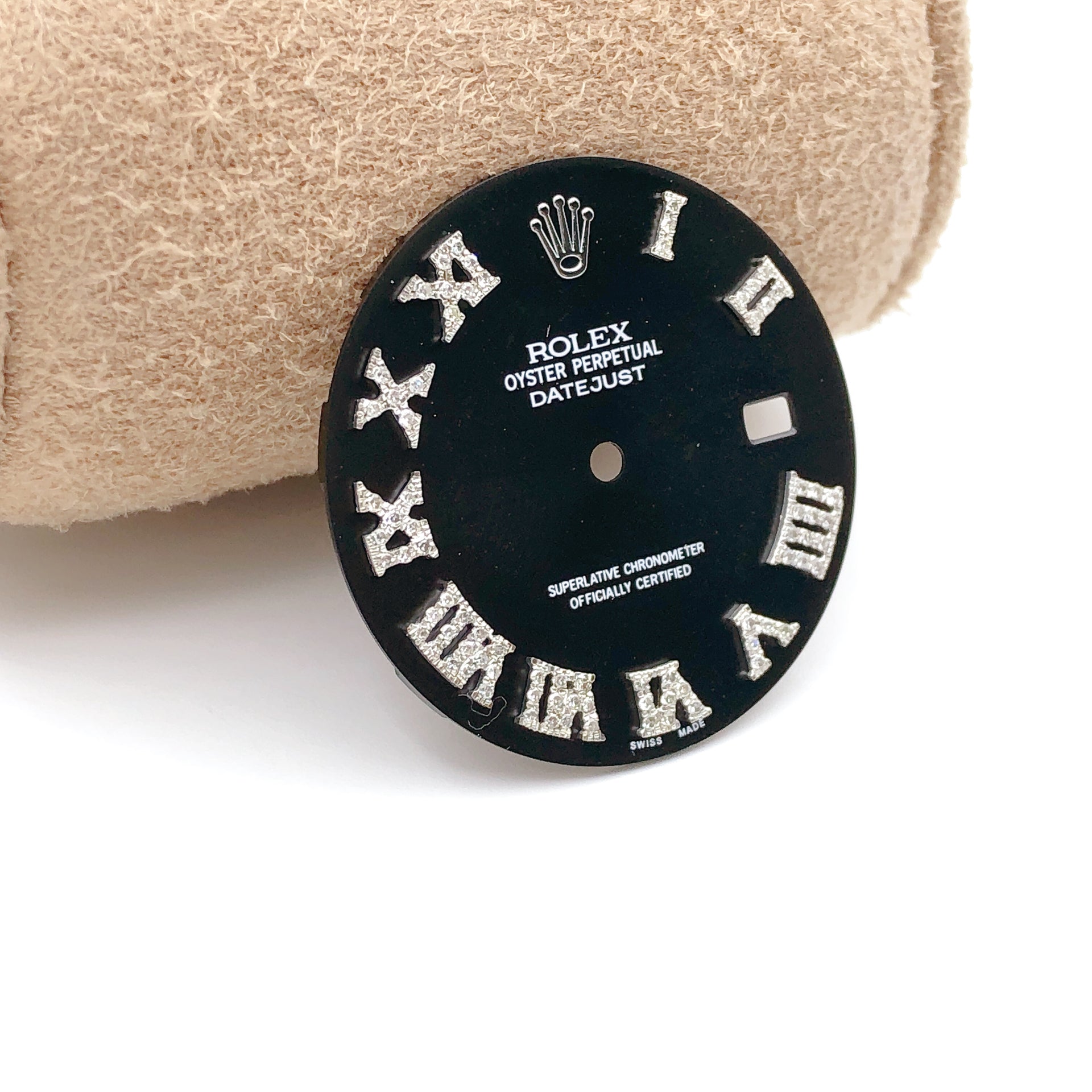 Rolex Date-Just 41 Custom Diamond Roman Numeral Dials