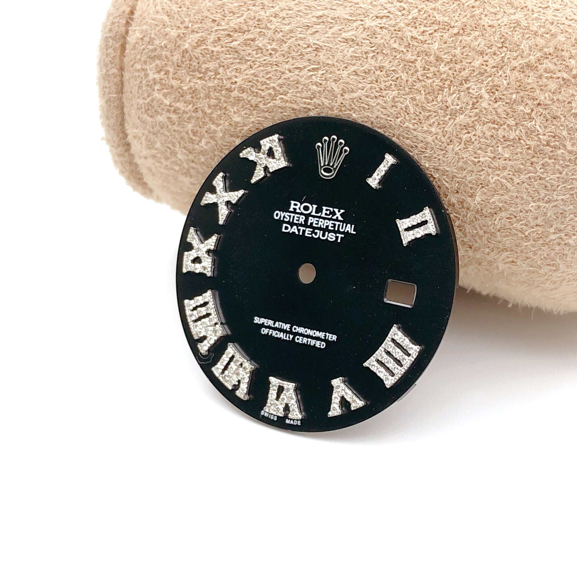 Rolex Date-Just 41 Custom Diamond Roman Numeral Dials