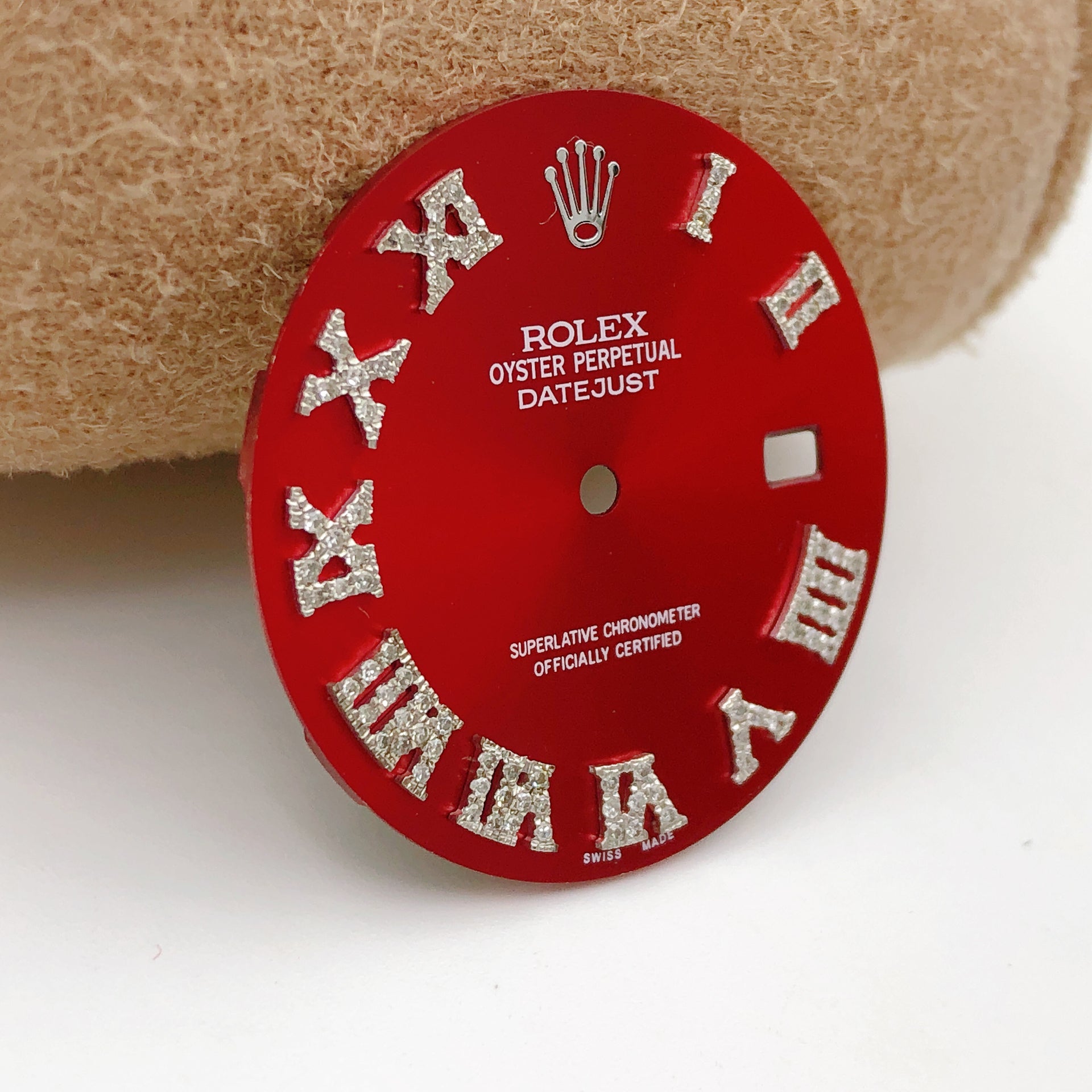 Rolex Date-Just 41 Custom Diamond Roman Numeral Dials