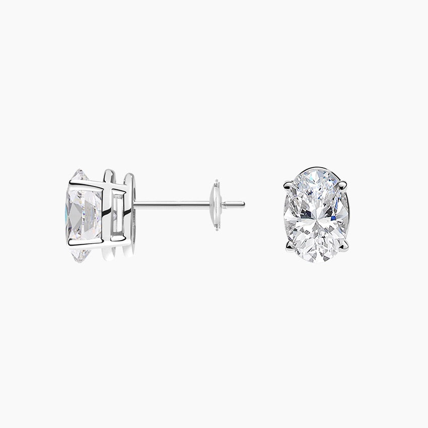 Oval Diamond Stud Earrings (2 ct. tw.)