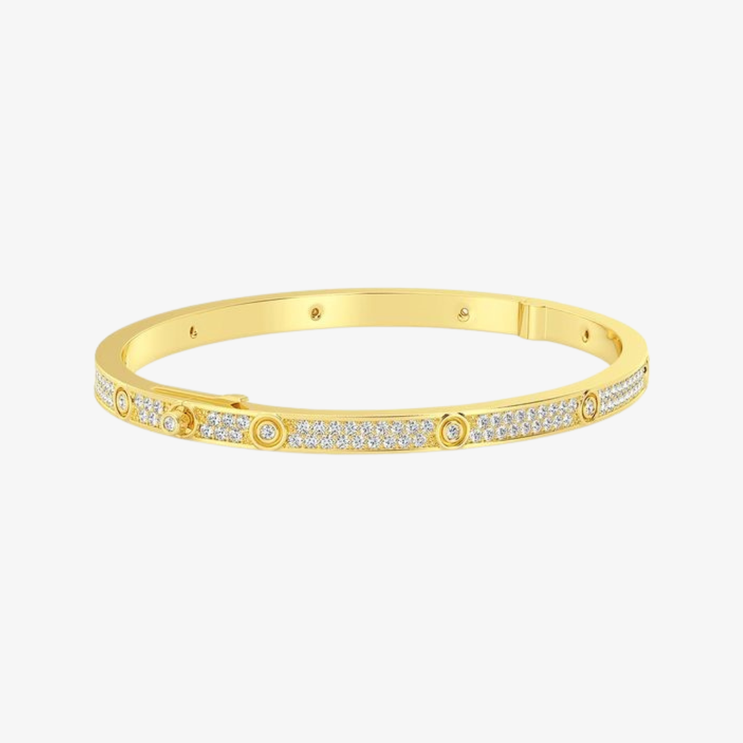 TDV Signature Eternity Diamond Bangle Thin