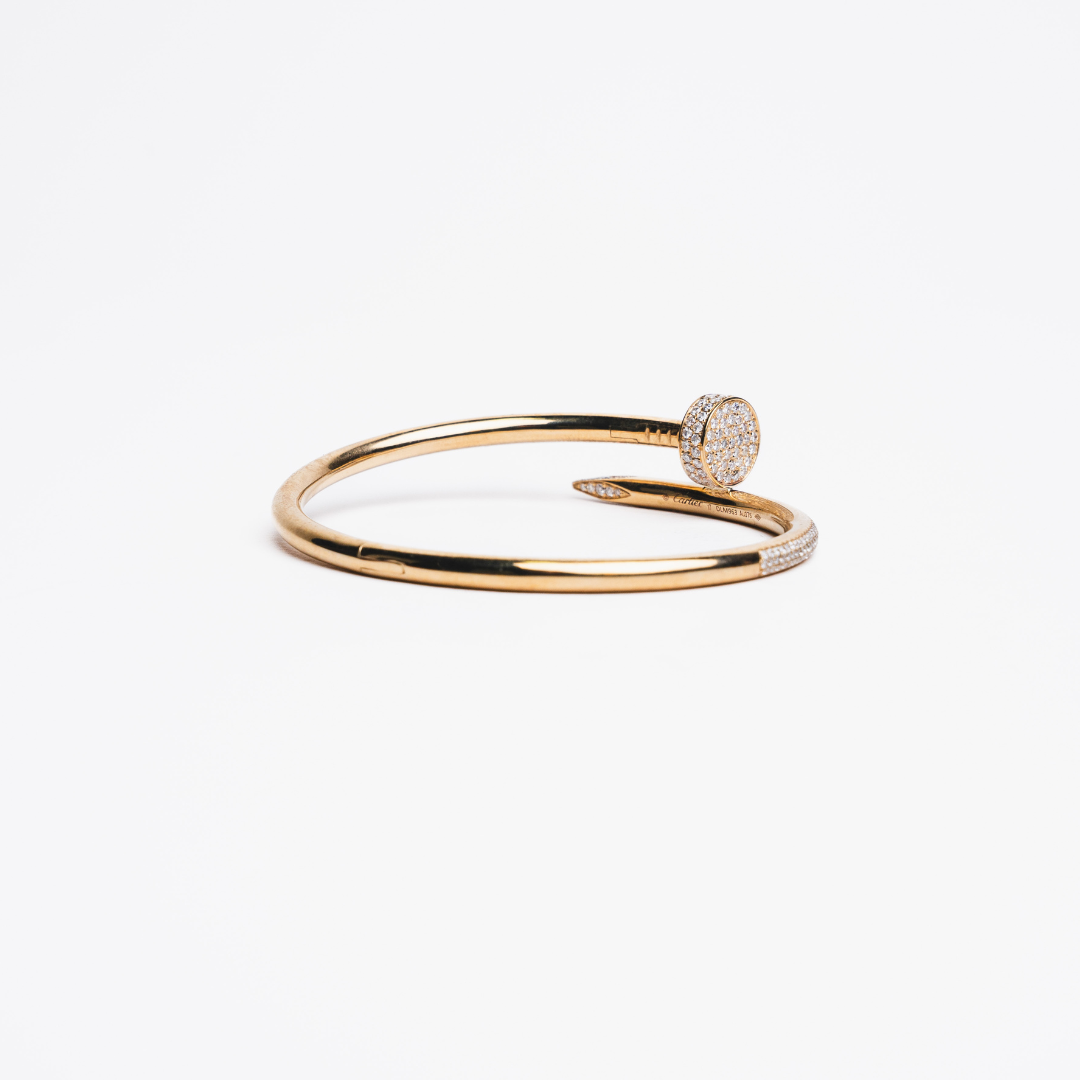 TDV Signature Diamond Nail Bangle