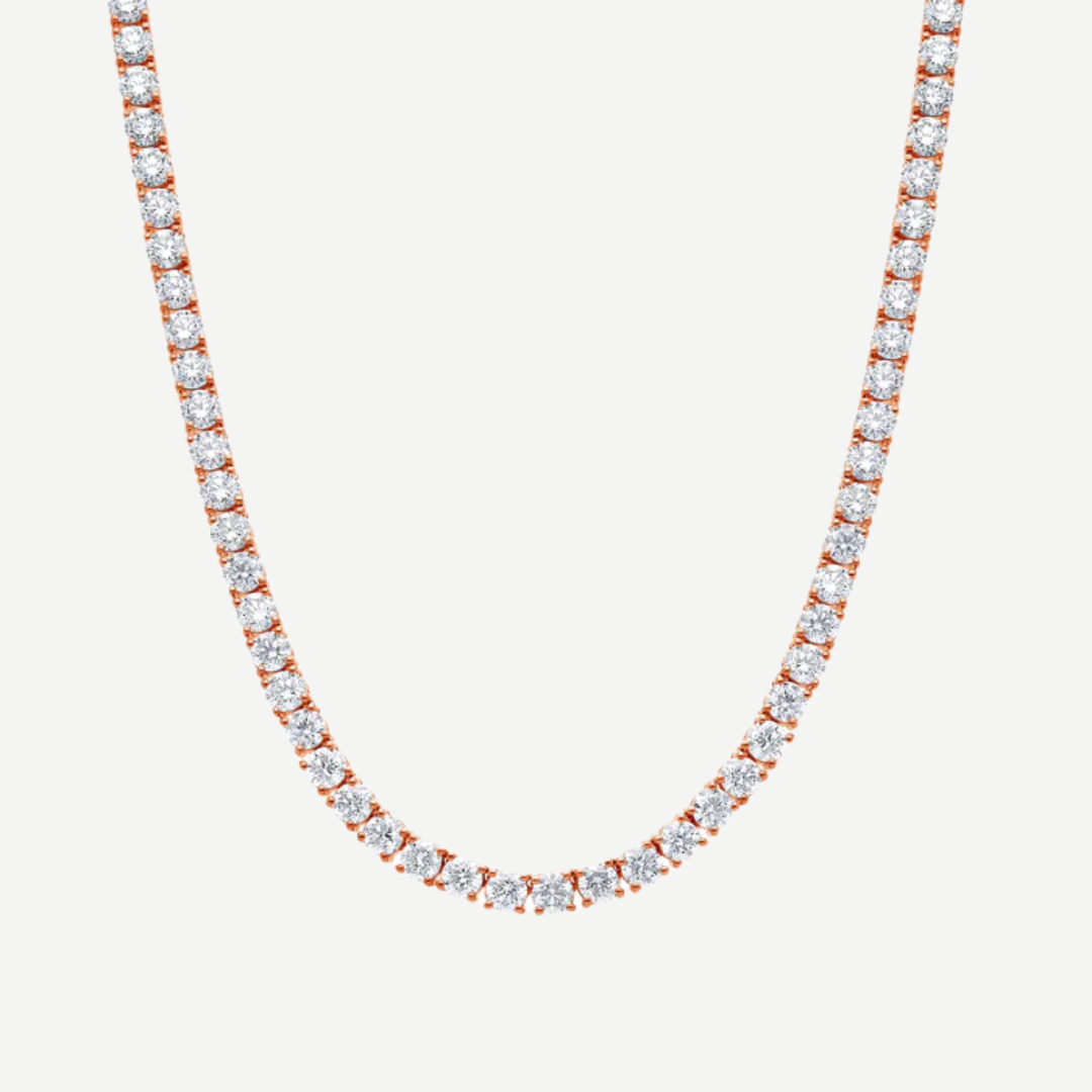 2PT Prong Set Tennis Necklace