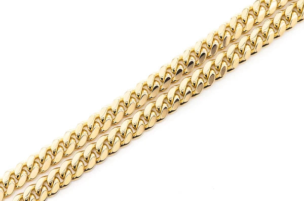 The Diamond Vault 12mm Miami Cuban Gold Chain