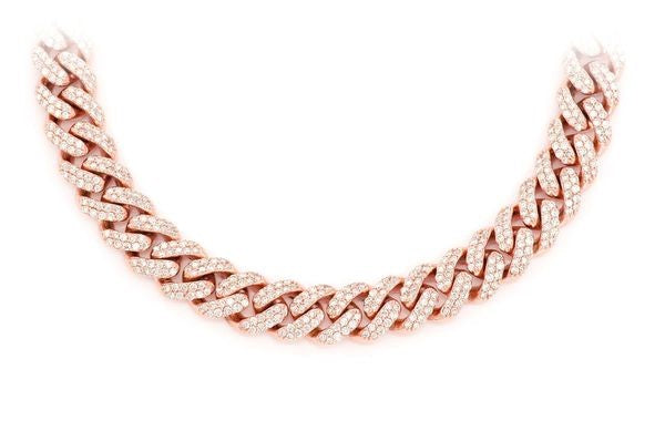 14mm Miami Cuban Link Diamond Necklace