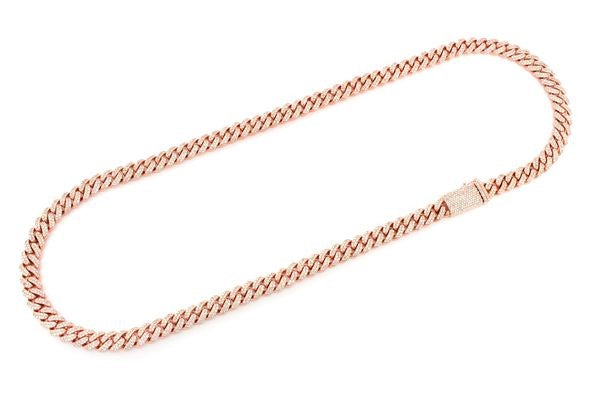 10mm Miami Cuban Link Diamond Necklace