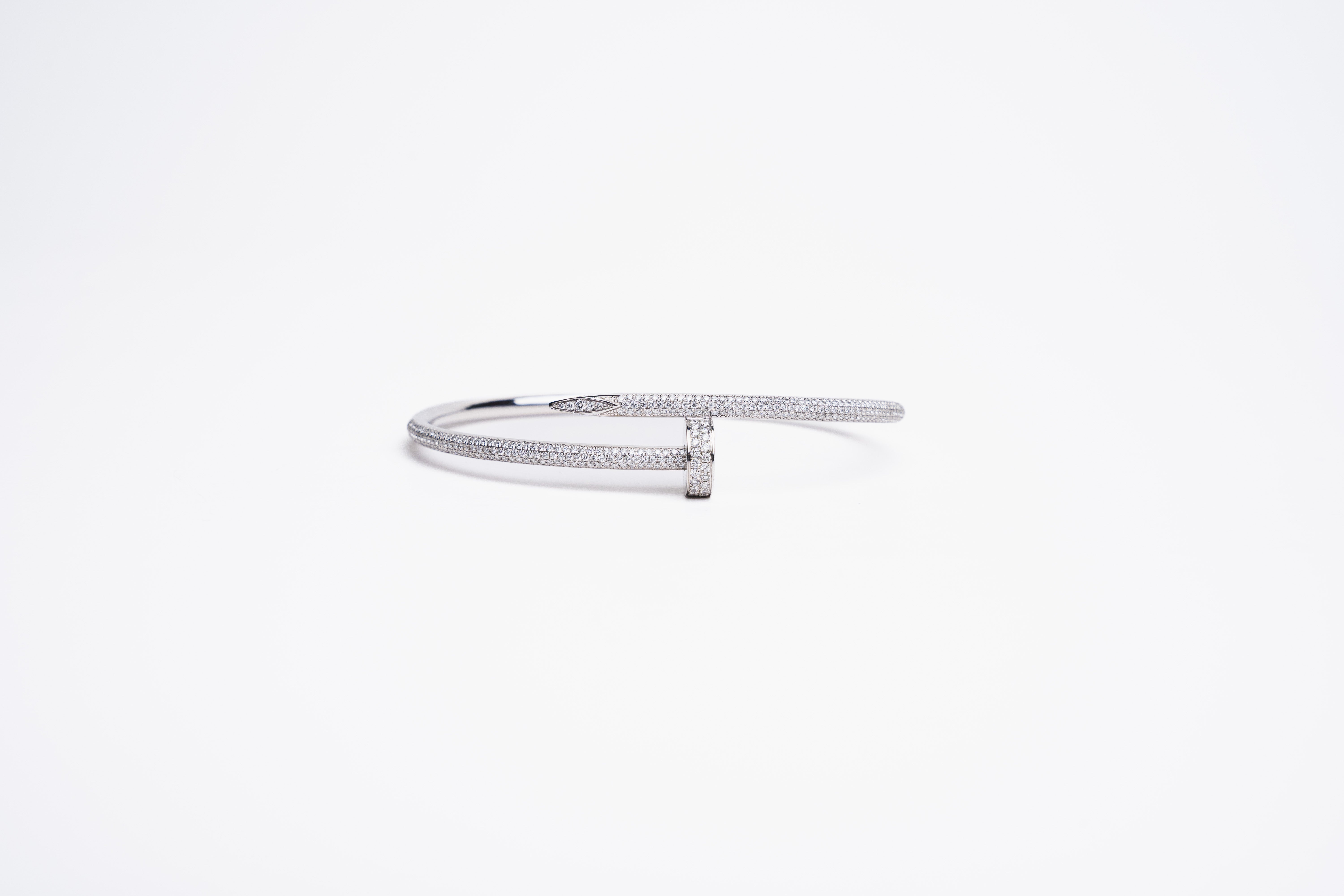 TDV Signature Diamond Nail Bangle
