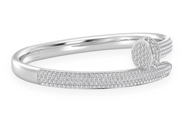 TDV Signature Diamond Nail Bangle