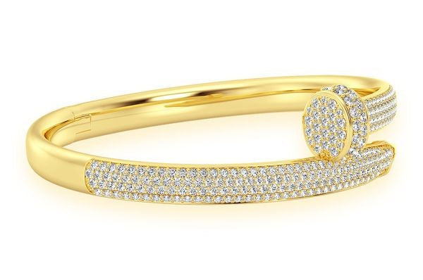 TDV Signature Diamond Nail Bangle