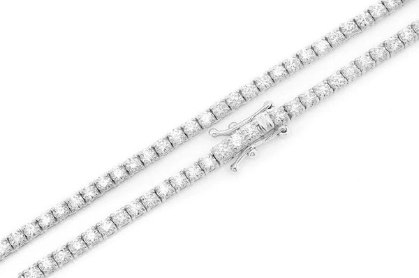 6PT Prong Set Tennis Necklace