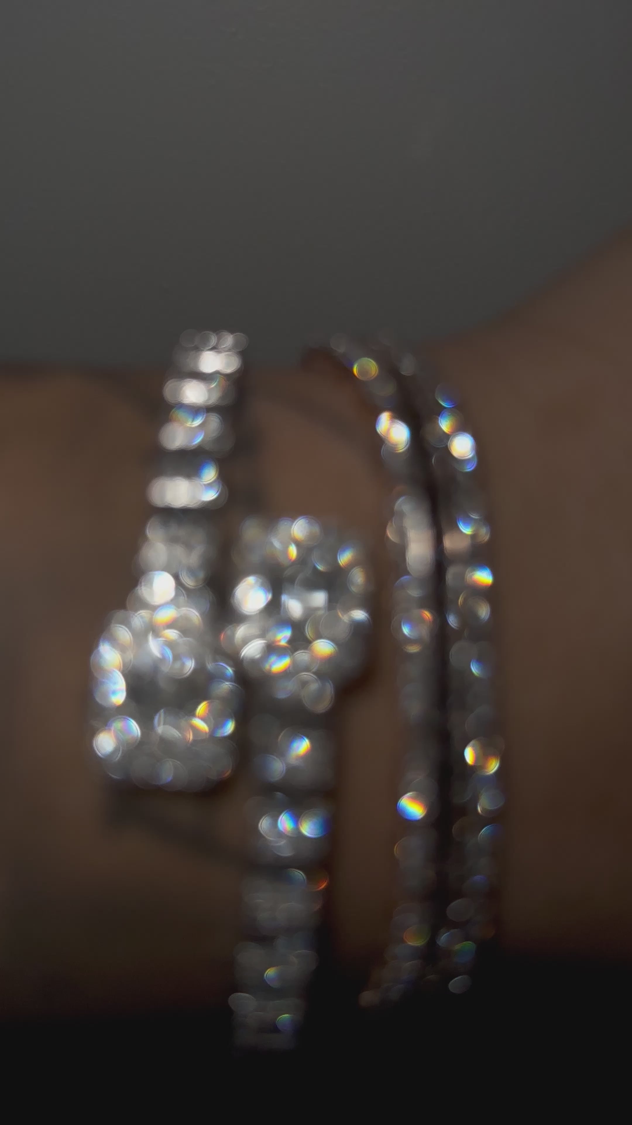 TDV Signature Baguette & Round Diamond Bangle